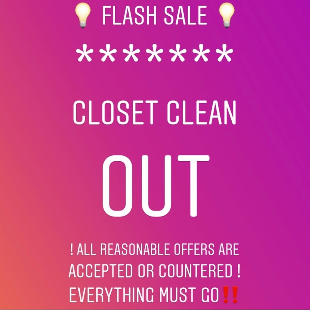 Closet clean out